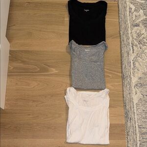 Black, Gray, and White  XS T-Shirts